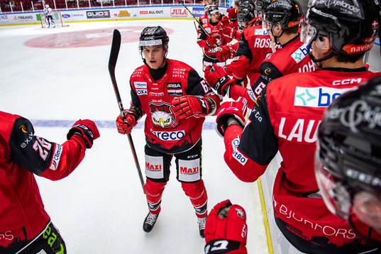 Malmö Redhawks Fredrik Händemark jublar