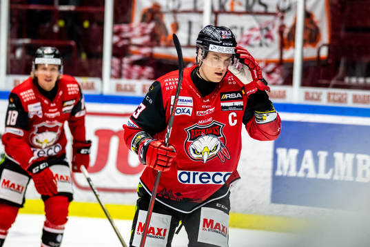 Malmö Redhawks Fredrik Händemark jublar