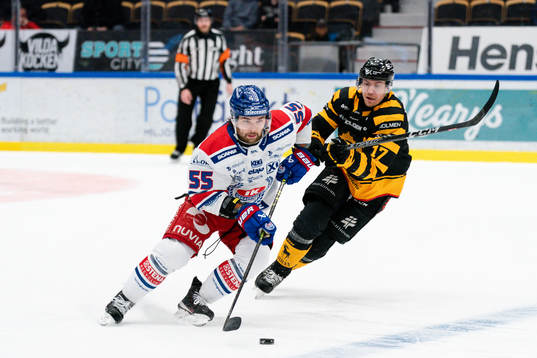 Oskarshamns David Quenneville och Skellefteås Pär Lindholm