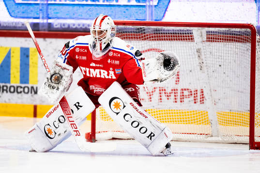 Timrås målvakt Jacob Johansson