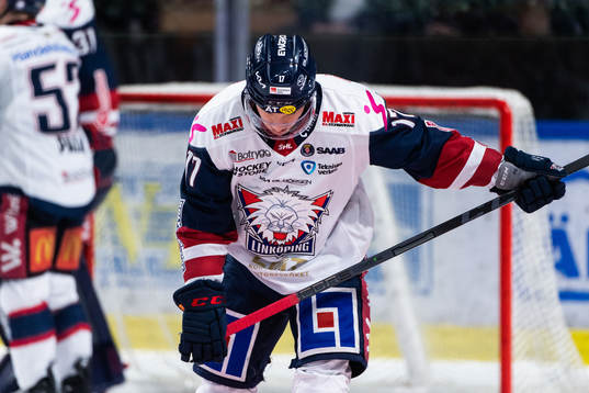 Linköpings Sebastian Strandberg deppar