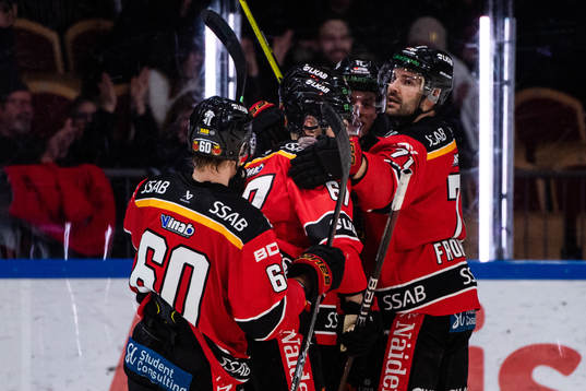 Luleås spelare jublar