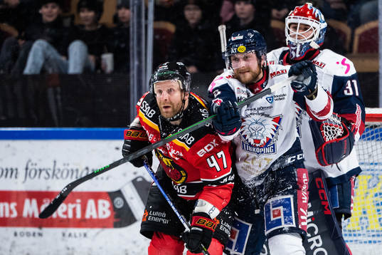 Luleås Leo Komarov och Linköpings Linus Hultström