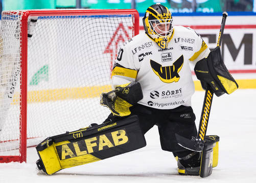 Västerås målvakt Ian Blomquist