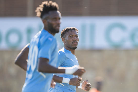 Emmanuel Lomotey and Samuel Kotto of Malmö FF