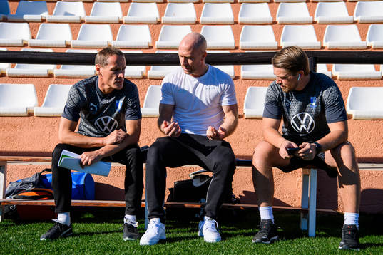 Assistant coach Nikola Trajkovic, Head coach Henrik