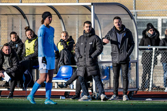Malmö FFs tränare Maxim Khalil och assisterande tränare