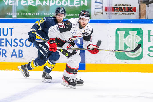 HV71s Mattias Tedenby och Malmö Redhawks Carl Persson