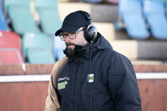 Varbergs Manager Joakim Persson intervjuvas