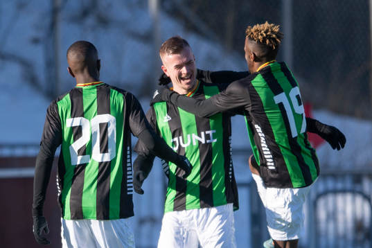 GAIS Chisom Chidi, målskytt Alexander Ahl Holmström och