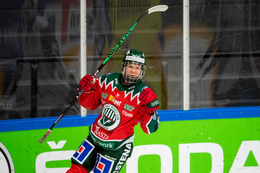 Frölundas Andrea Dalen jublar