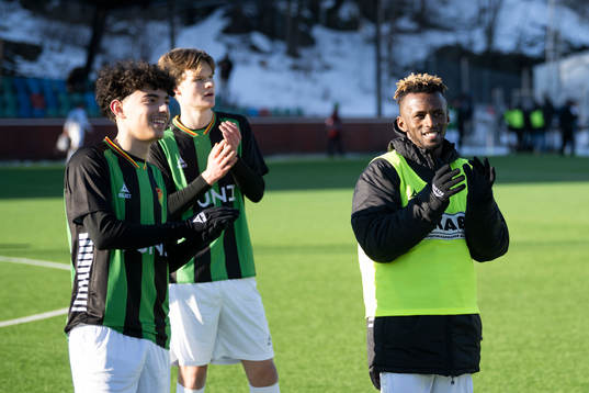 GAIS Alfredo Steiner, Noha Ström och Richard Friday jublar