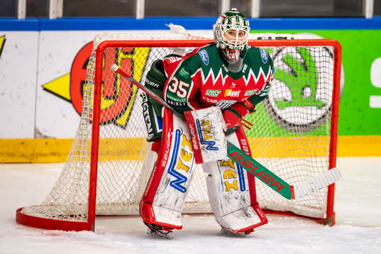 Frölundas målvakt Stephanie Neatby