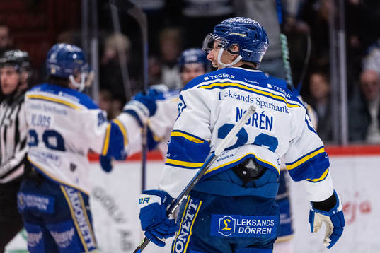 Leksands Patrik Noren jublar