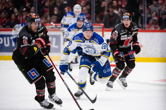 Örebros Filip Berglund, Robert Leino och Leksands Emil