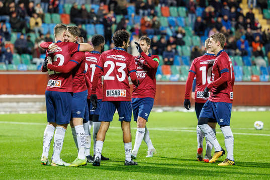 Örgrytes spelare jublar