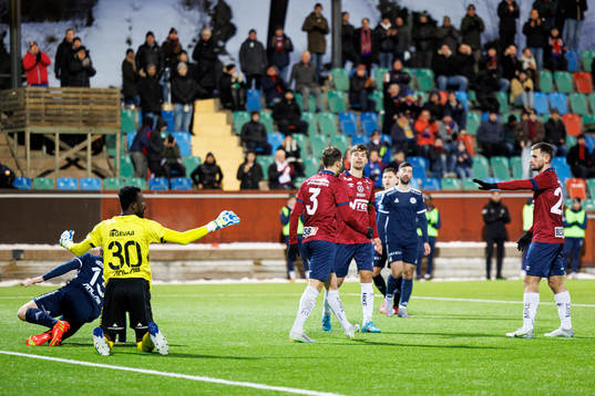 Örgrytes spelare jublar