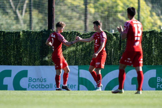 Ole Didrik Blomberg of Brann celebrates