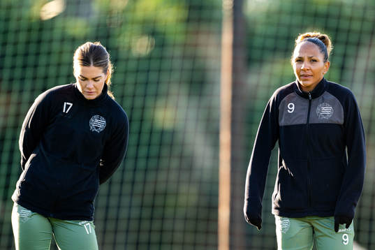 Hanna Folkesson och Madelen Janogy
