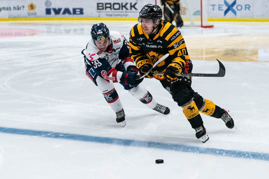 Linköpings Ty Rattie och Skellefteås Andreas Wingerli