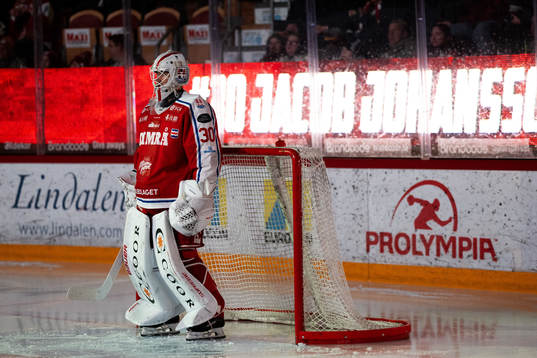 Timrås målvakt Jacob Johansson