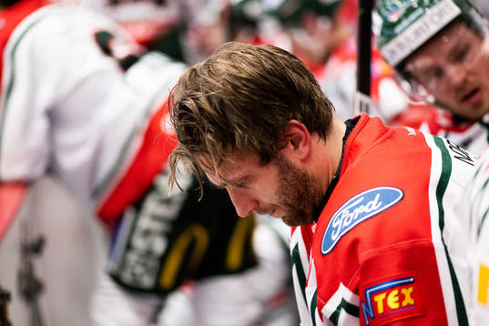 Frölundas Petteri Lindbohm deppar