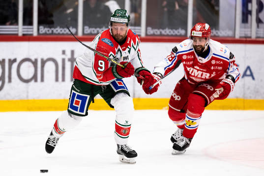 Frölundas Jan Mursak och Timrås Robin Hanzl