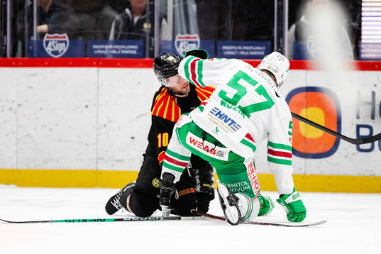 Brynäs Johan Larsson och Rögles Vojtech Mozik