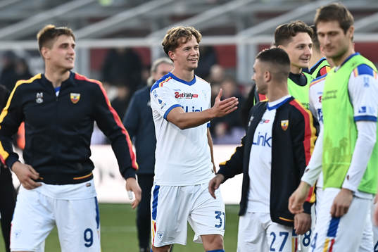 Lecce’s Joel Voelkerling Persson