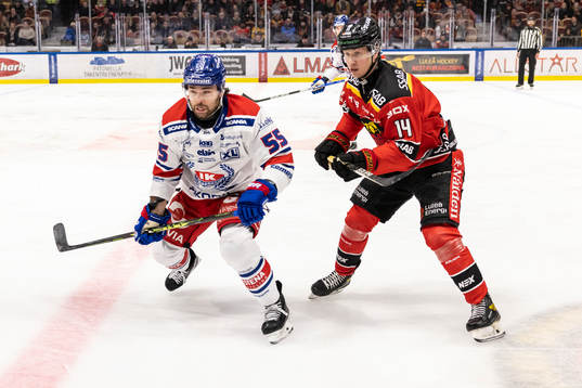 Oskarshamns David Quenneville och Luleås Jonas Berglund