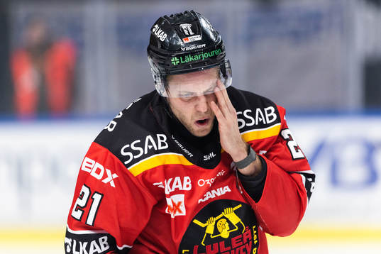 Luleås Juhani Tyrväinen har ont