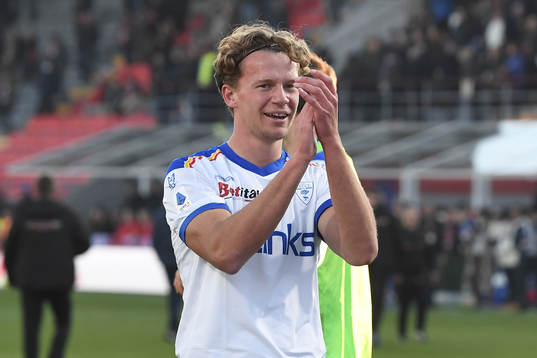Lecce’s Joel Voelkerling Persson