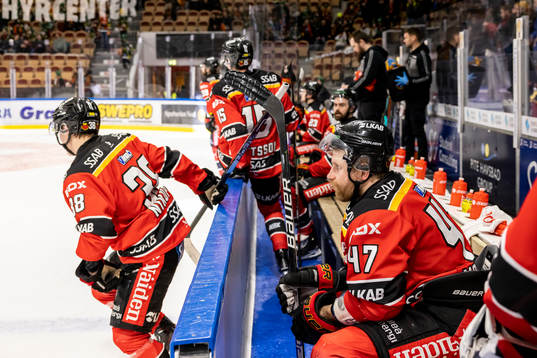 Luleås spelare deppar