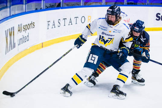 s Mira Markström och Djurgårdens Marie Delarbre