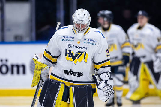 HV71s målvakt Anni Keisala deppar