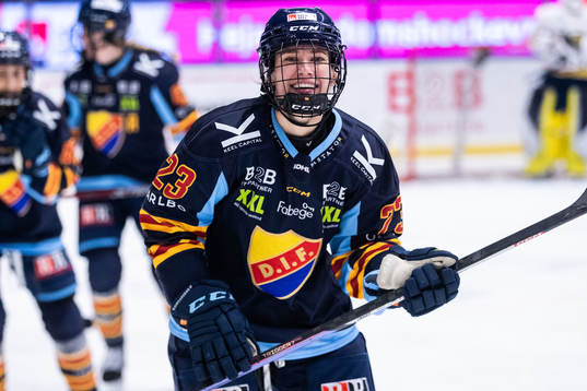 Djurgårdens Tanja Eisenschmid jublar