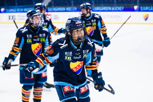 Djurgårdens Fanny Rask jublar