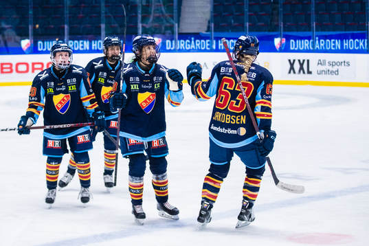 Djurgårdens Fanny Rask jublar