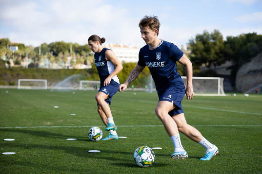 IFK Göteborgs Eman Markovic och Linus Carlstrand