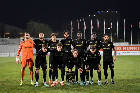 Players of AIK pose for the official photo