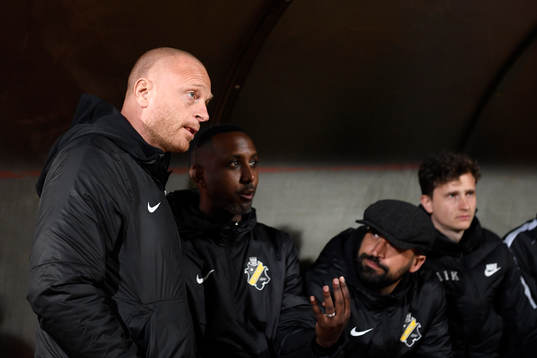 Head coach Andreas Brännström of AIK