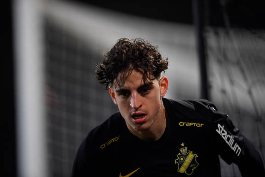 Taha Ayari 0f AIK celebrates