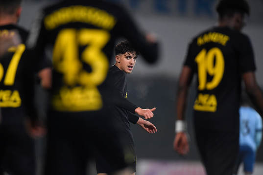Taha Ayari of AIK celebrates