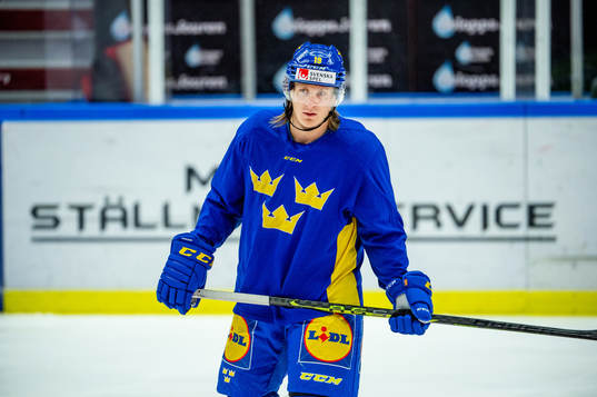 Marcus Sörensen of Sweden at a practice session