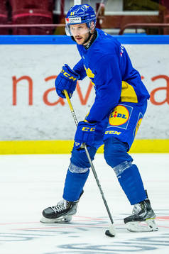 Theodor Lennström of Sweden at a practice session