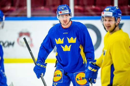 Emil Djuse of Sweden at a practice session
