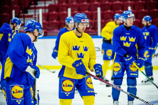 Lucas Wallmark of Sweden at a practice session