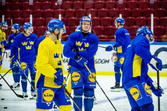 Anton Bengtsson of Sweden at a practice session