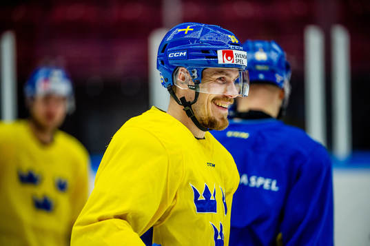 Emil Larsson of Sweden at a practice session