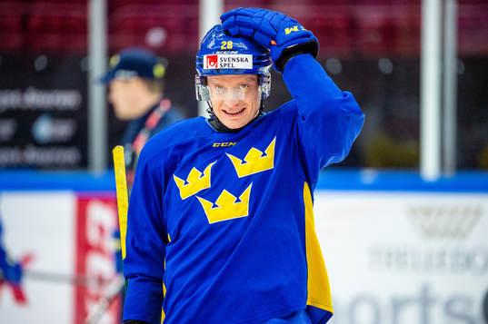 Anton Bengtsson of Sweden at a practice session